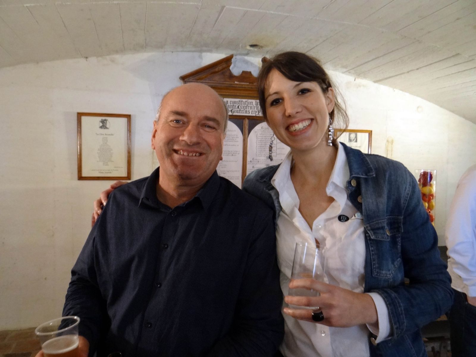 Jean-François Chorain et Elodie Thevenet, président et directrice de Fibois 42