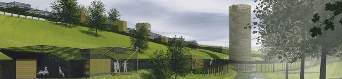 3e prix : Amélie GRAND (Ecole d'architecture de Clermont-Ferrand), Emma SAINTONGE (Ecole d'architecture de Clermont-Ferrand), Victoria FRANK  (Ecole d'ingénieurs Polytech de Clermont-Ferrand)