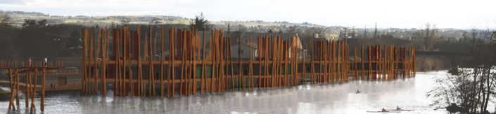 2e prix ex aequo : Cédric BONHOMME, Gilles PISCAGLIA, Pierre ROUVIER (Ecole d'architecture de St-Etienne)